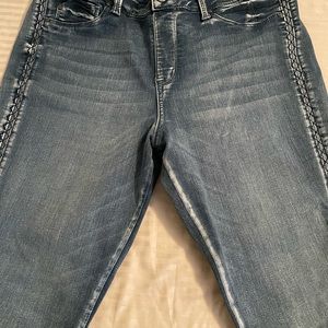 Laurie Felt Whipstitched Jeans